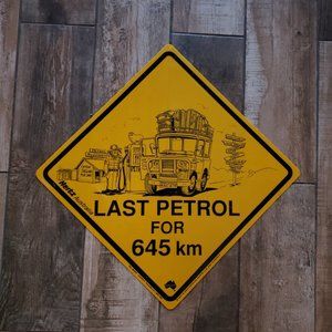 HERTZ Australia square orange traffic sign